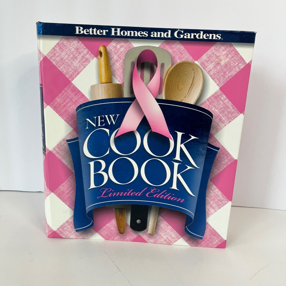 Better Homes and Gardens New Cook Book 12th Ed Pink Plaid Limited Edition Binder